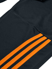 Summer Active Wear Tracksuit For Men-Navy with Orange & White Stripes-SP2000/RT2500