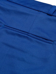 Louis Vicaci Interlock Stretchy Slim Fit Lycra Pent For Men-Blue-BE1023/BR13258