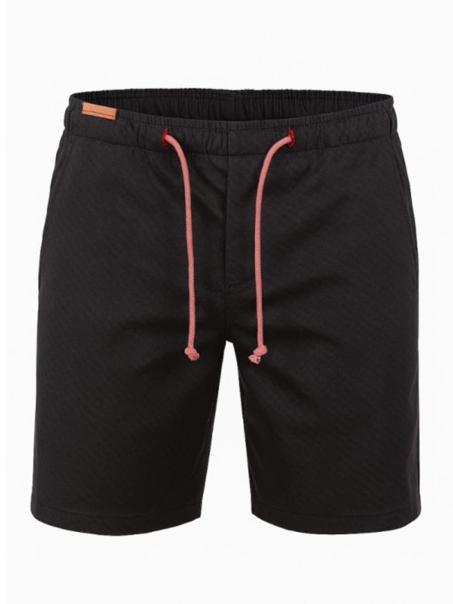 Black Drawstring Athletic Shorts
