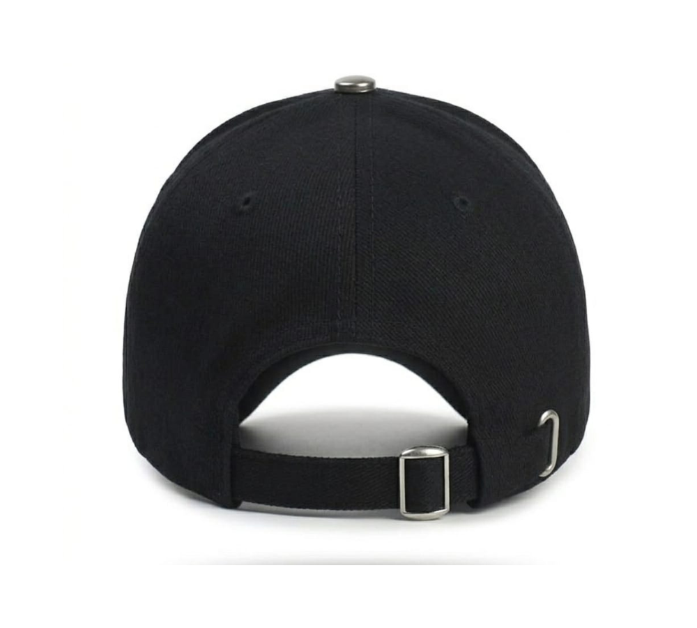 White Border Strip Line Baseball Cap - Image 2