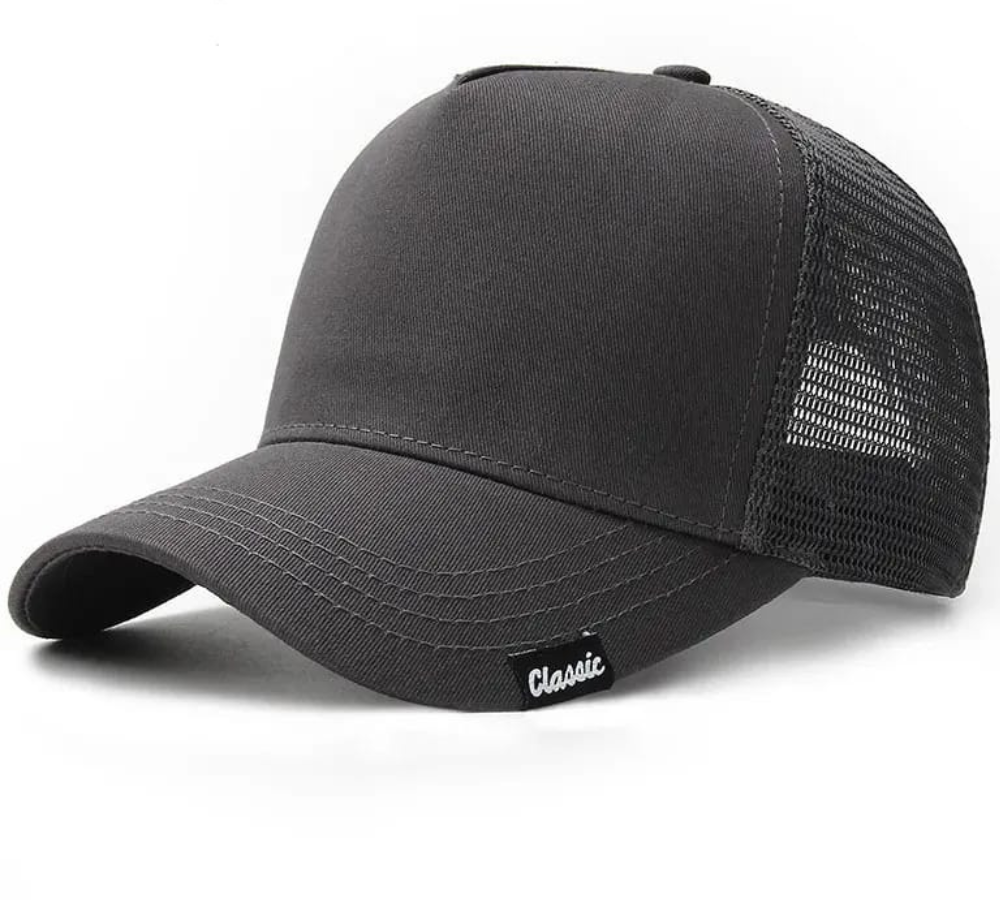 Grey Classic Baseball Cap