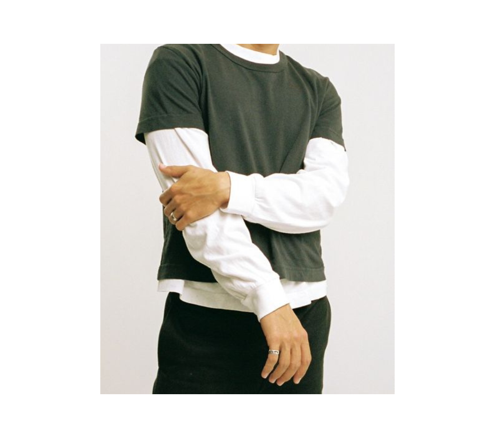 Green olive Long Sleeves T-Shirt