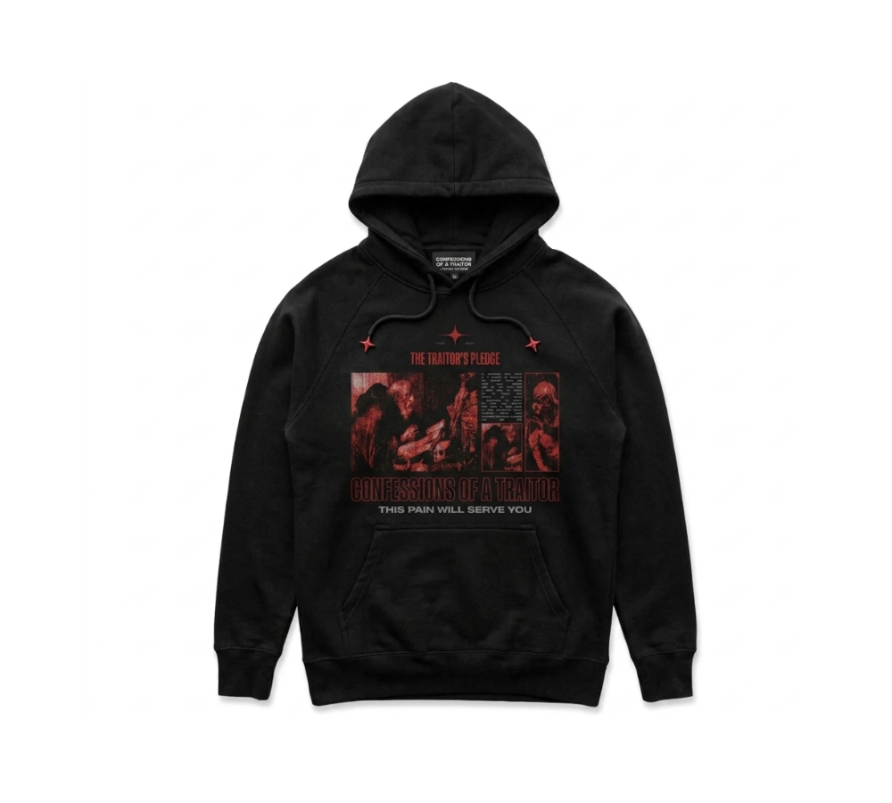 Black Pullover Hoodie