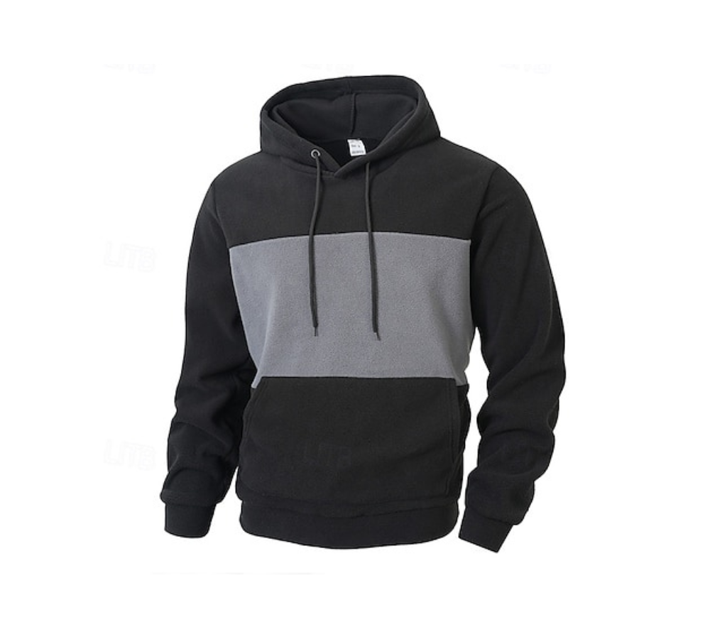 Two-Tone Pullover Hoodie
