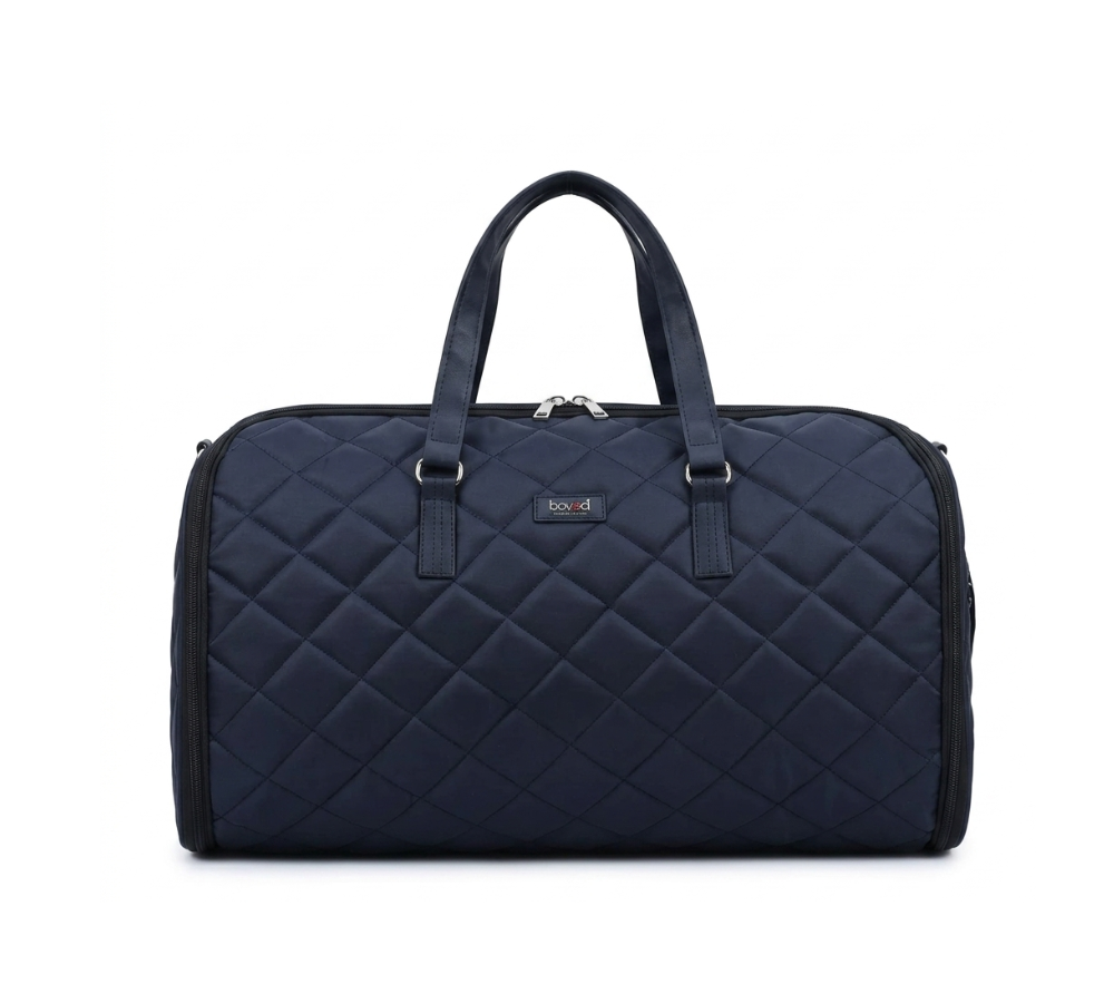 quilted duffle / weekender bag.