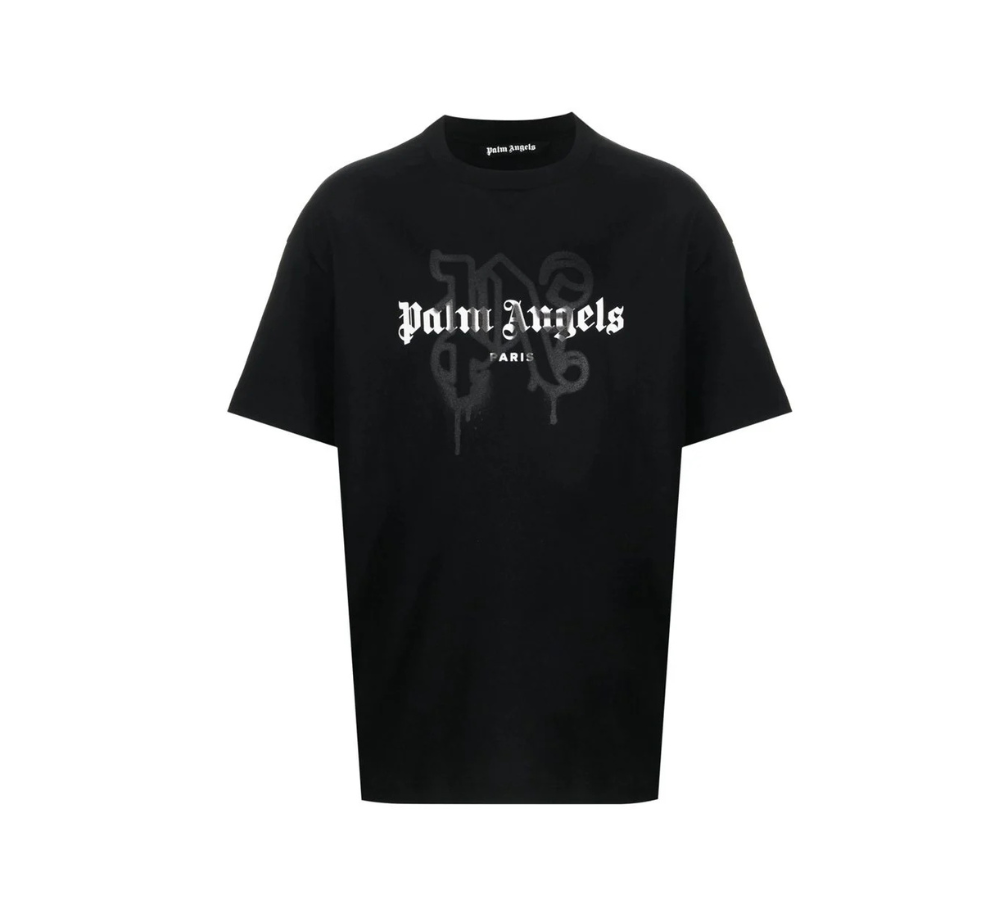 Black LA LOGO T Shirt