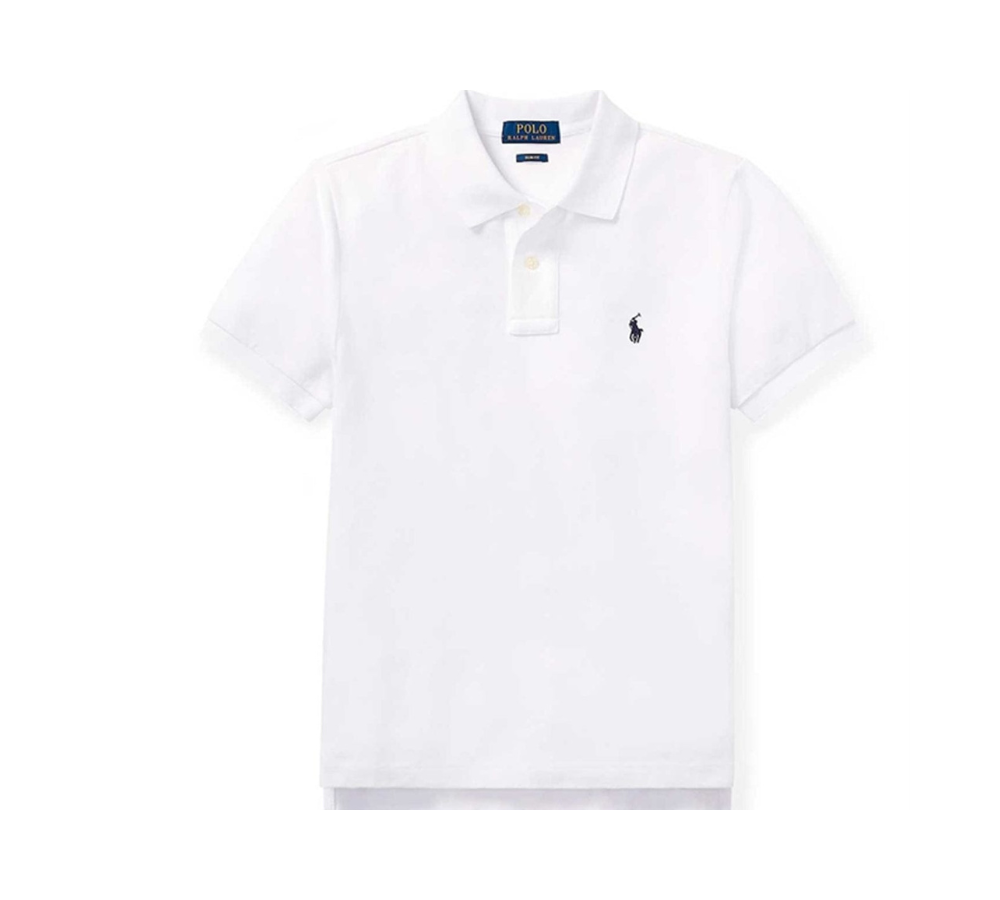 White Logo Polo T-shirt